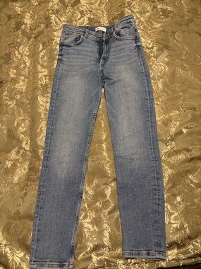 Zara Light Blue Skinny Jeans
